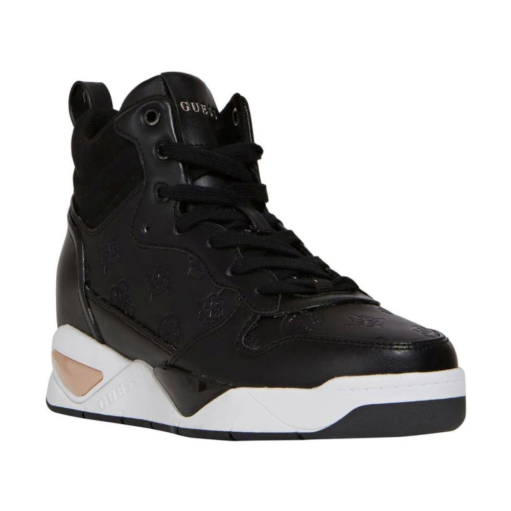 Guess Women's Black Lace-Up Ankle Boots