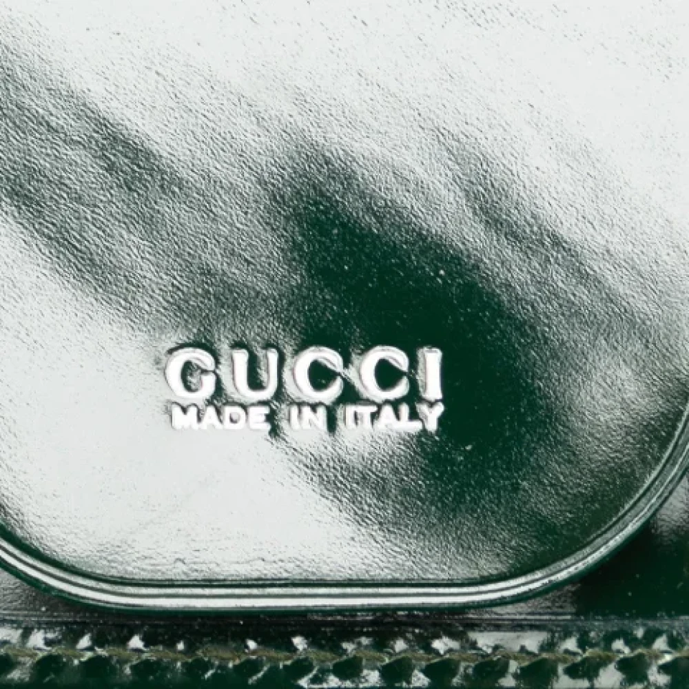 Gucci Vintage Pre-owned Leather key-holders Green Dames