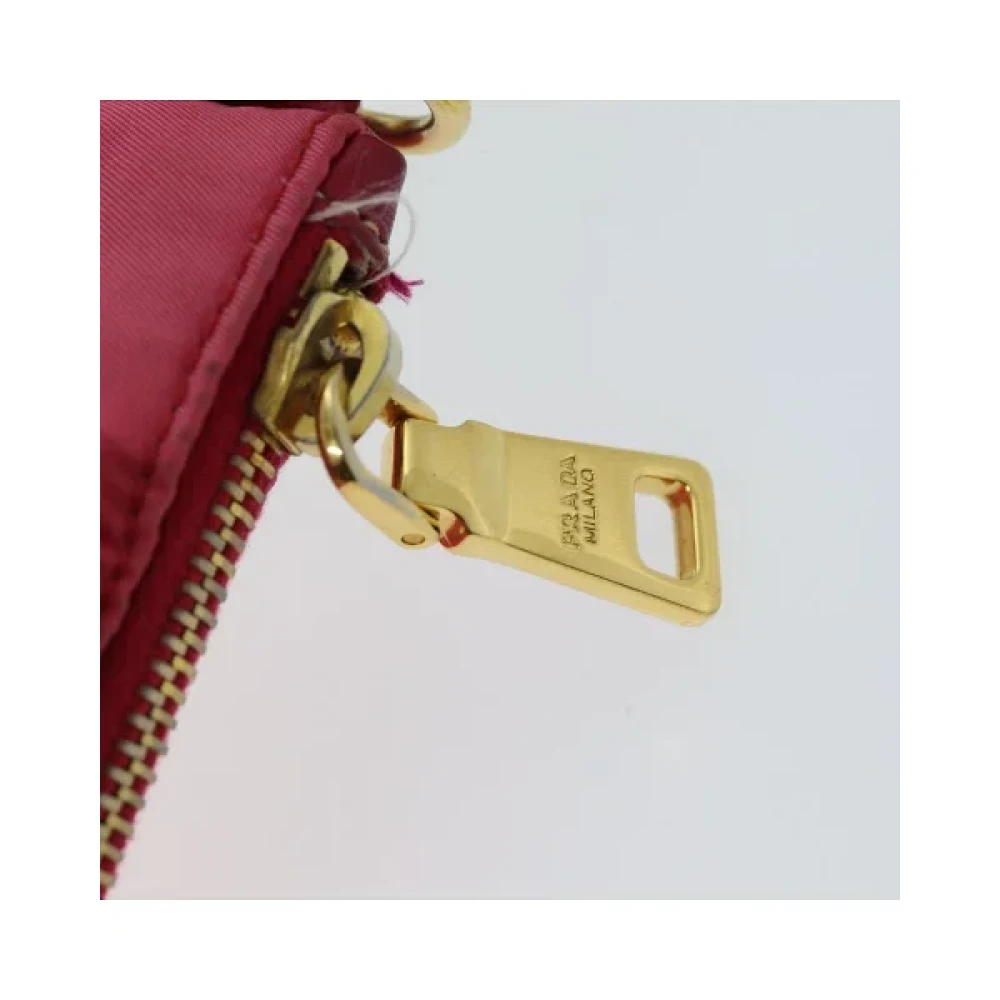 Prada Vintage Pre-owned Nylon prada-bags Pink Dames