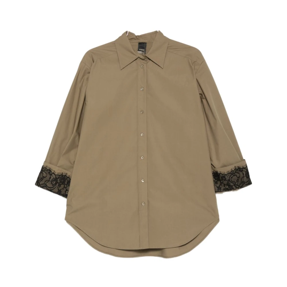 Pinko Women's Green Torchiatura Shirt - Shirts - M - Blouses & Shirts