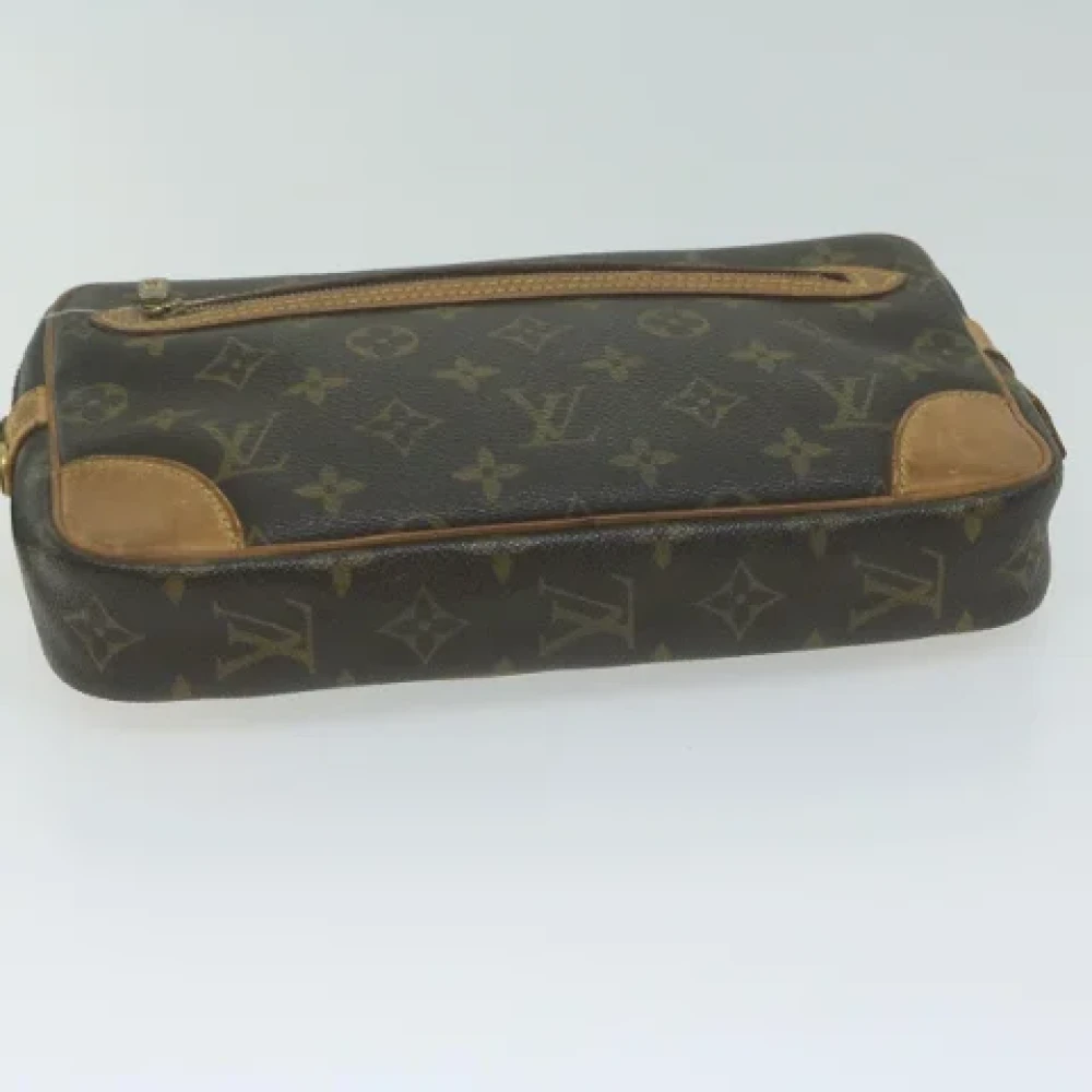 Louis Vuitton Vintage Pre-owned Canvas clutches Brown Dames