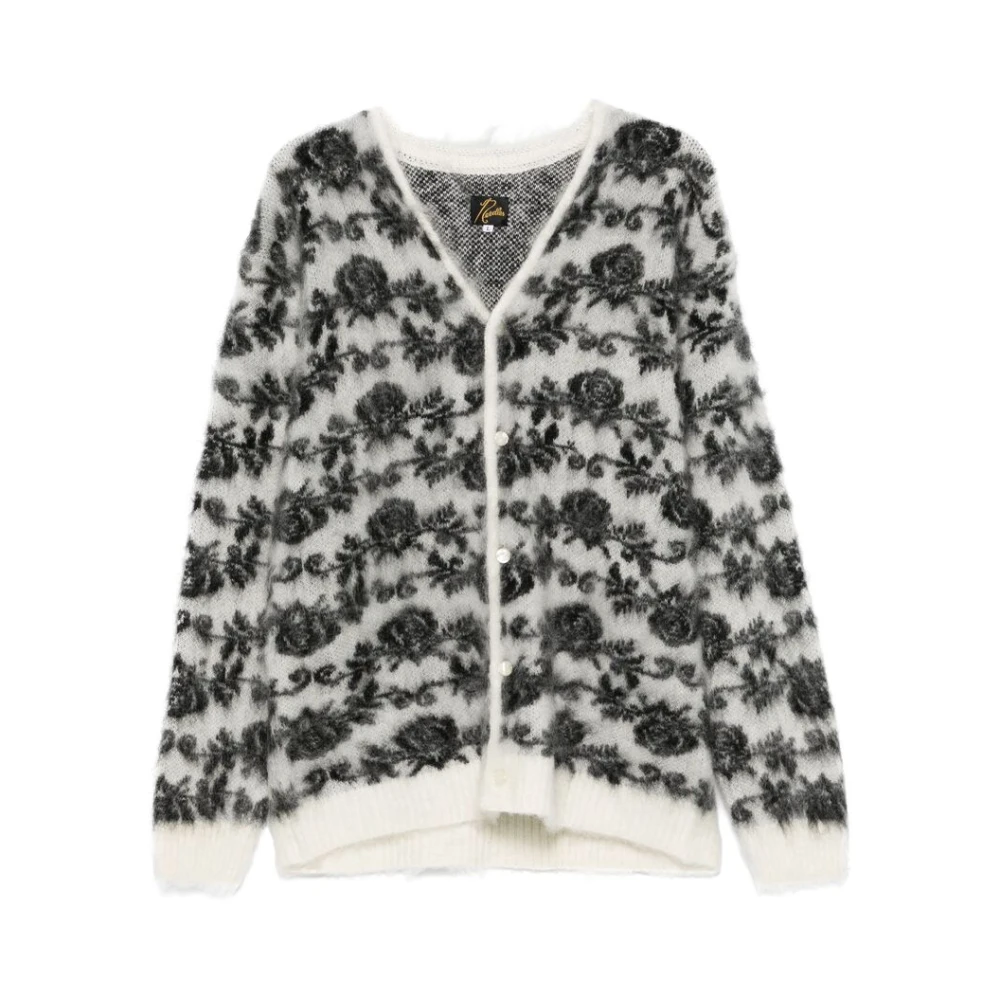 Needles Mohair Bloemen Jacquard Sweater Multicolor Heren