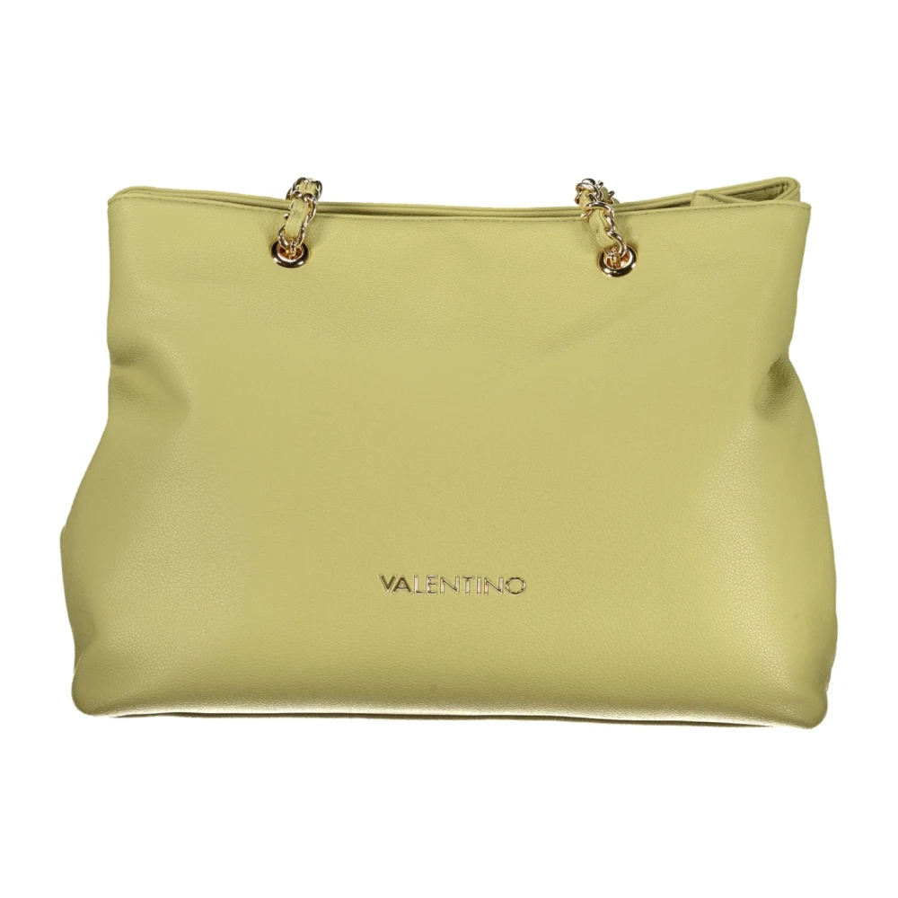 Valentino by Mario Valentino Groene Schoudertas met Ketting en Ritssluiting Green Dames
