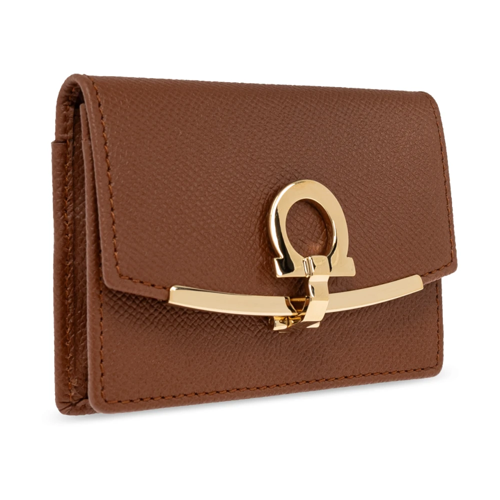 Salvatore Ferragamo Leren hoes Brown Dames
