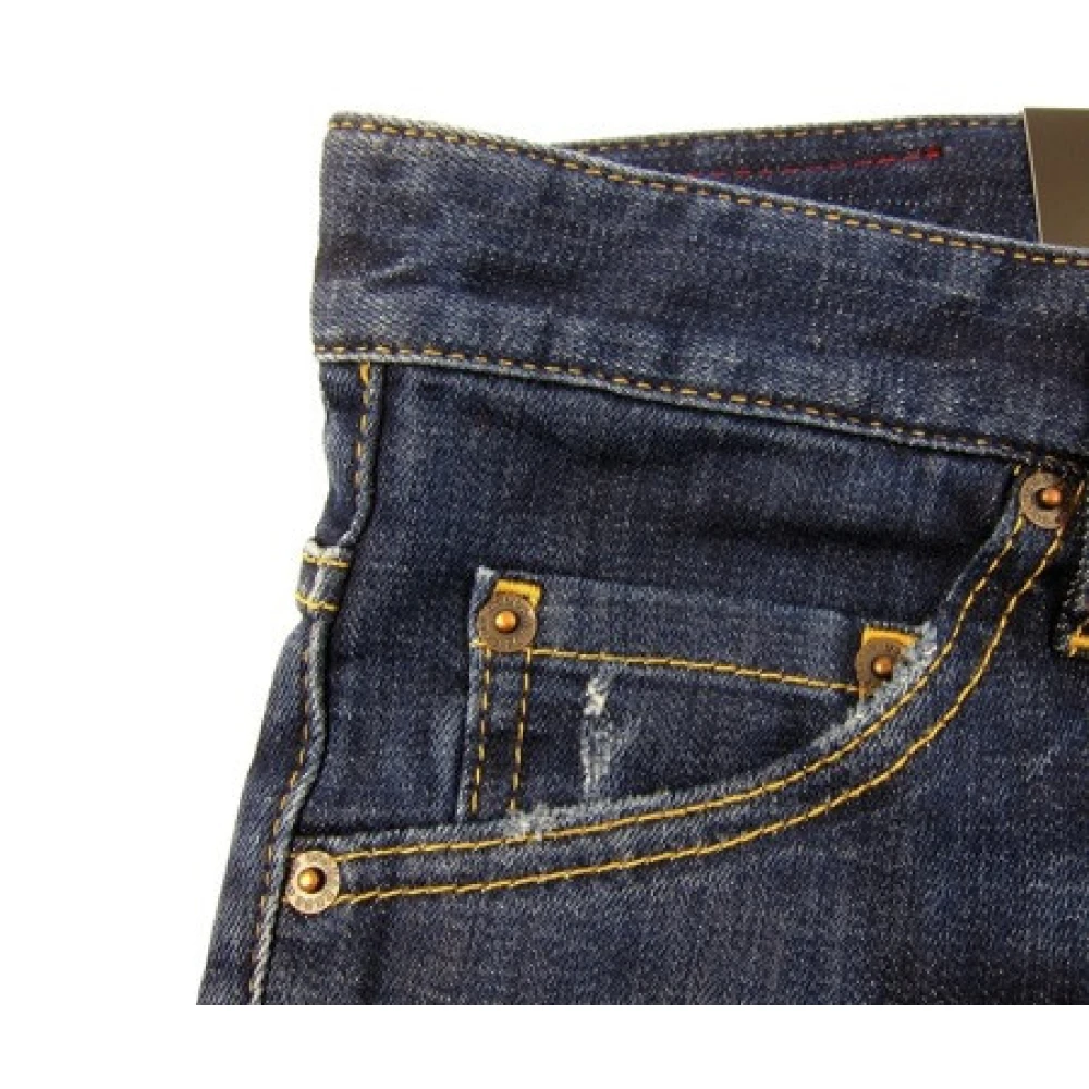 Dsquared2 Luxe Blauwe Slim Jeans Blue Heren