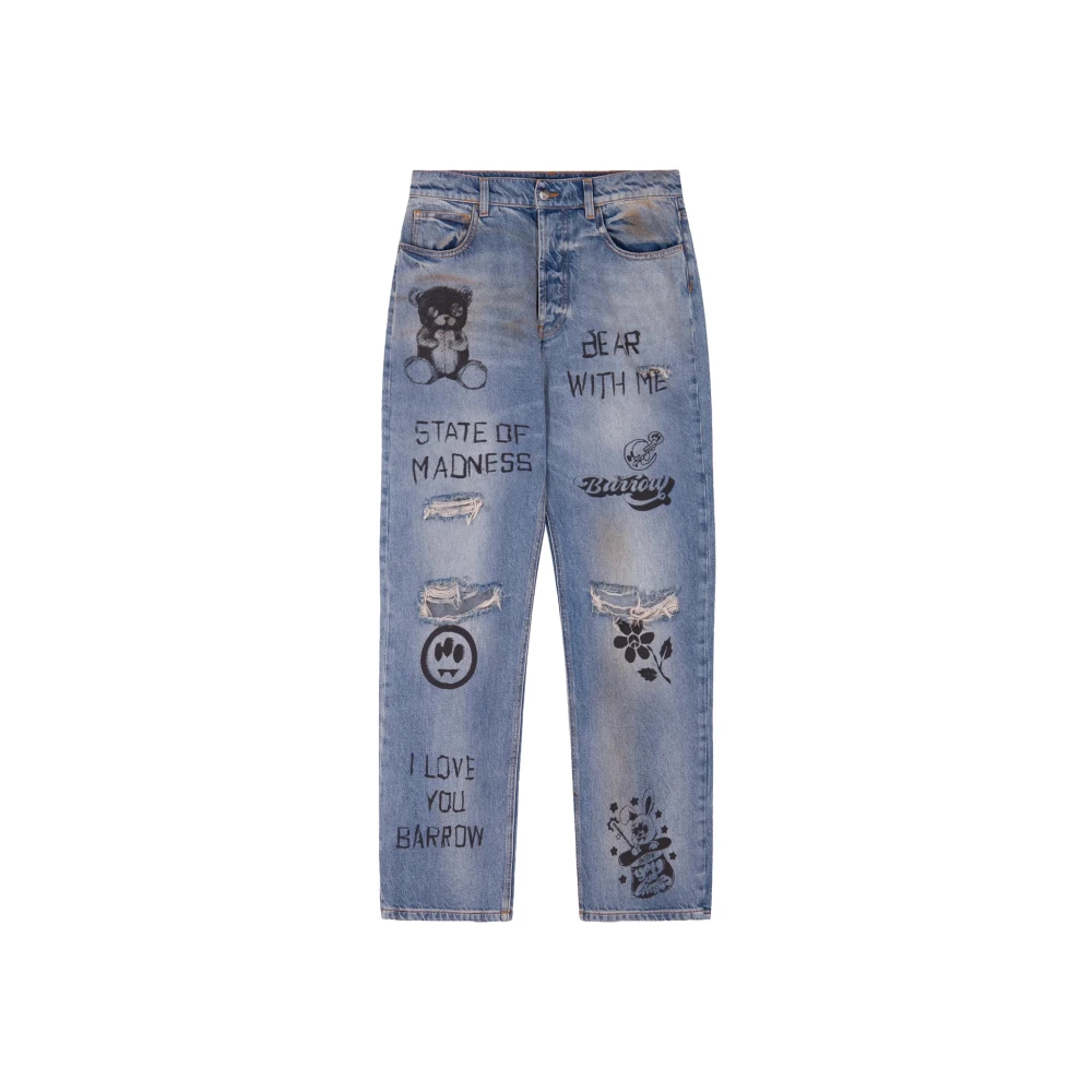 Barrow Heldere Blauwe Jeans met Stijlvol Ontwerp Blue Dames