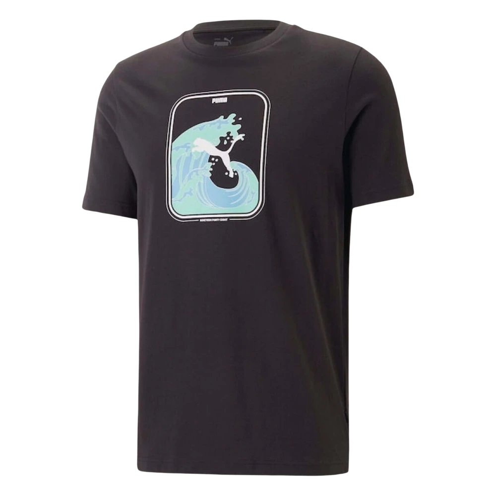 Puma Grafische Golf T-shirt Black Heren