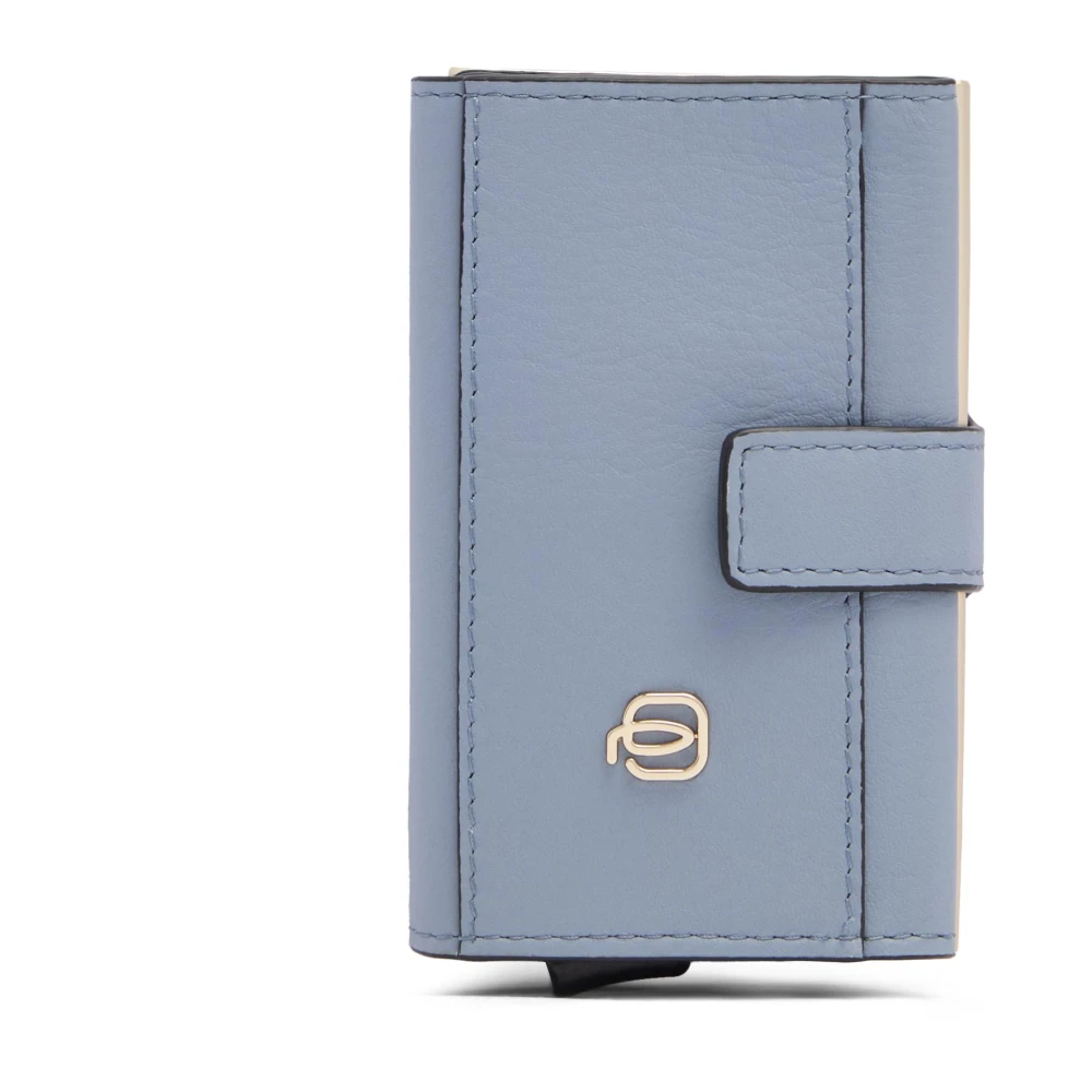 Piquadro Damen Blau Pop-Up Kartenhalter