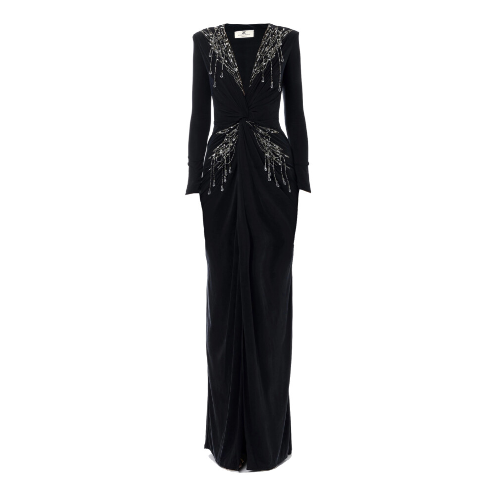 Elisabetta franchi shop robe noir