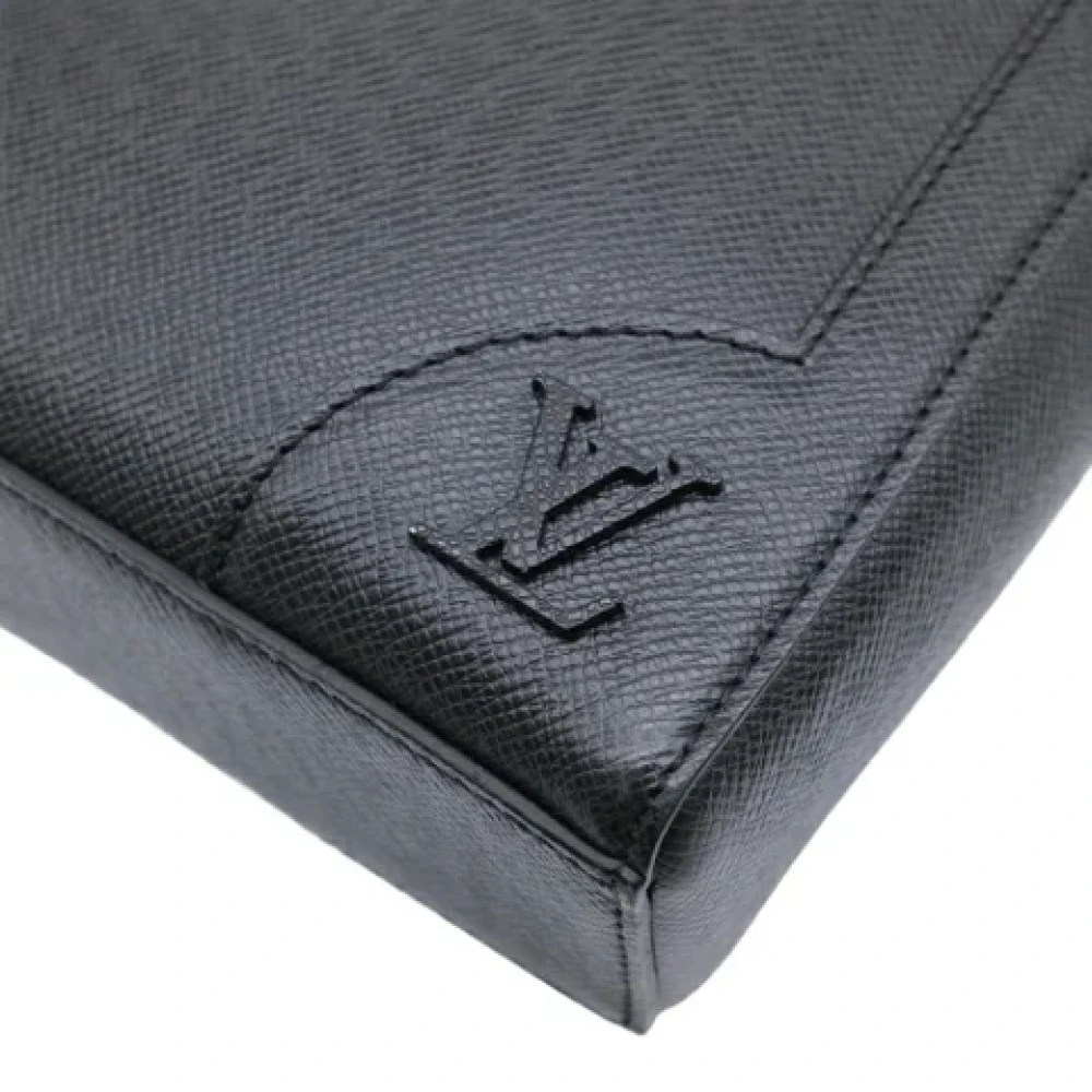 Louis Vuitton Vintage Pre-owned Leather louis-vuitton-bags Black Heren