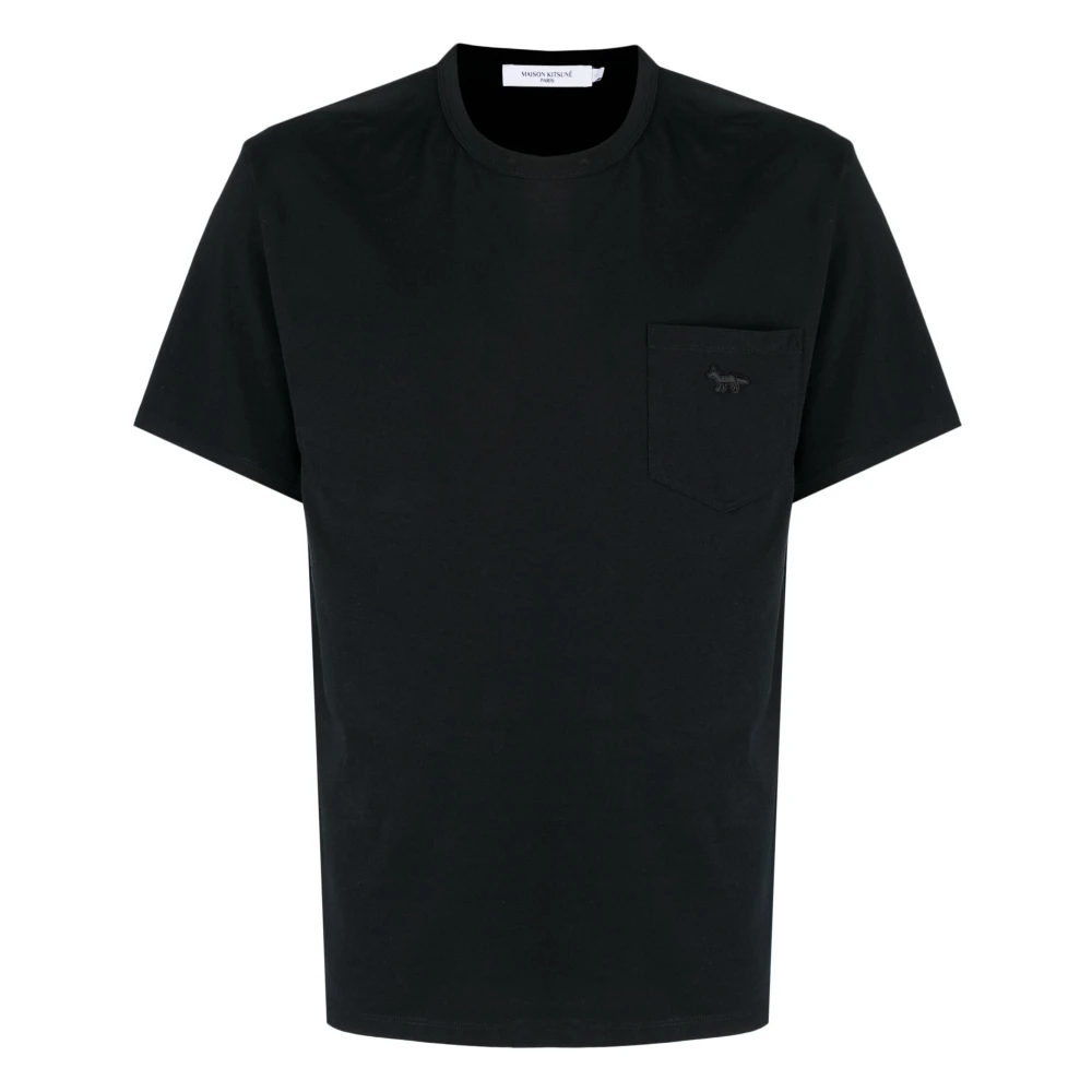 Maison Kitsuné Fox Patch Comfort T-shirt Black Heren