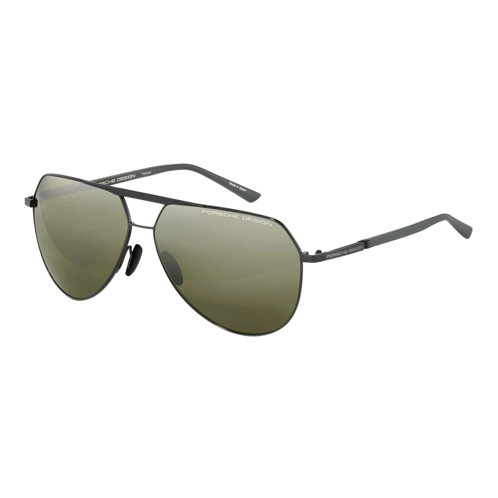 Porsche Design Black/Dark Green Sunglasses Suncontrar Xtrem Black, Unisex