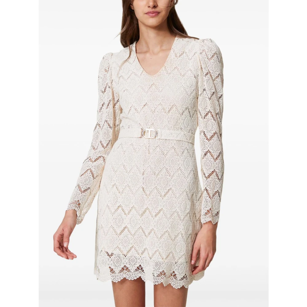 Twinset Beige Jurk voor Vrouwen Beige Dames