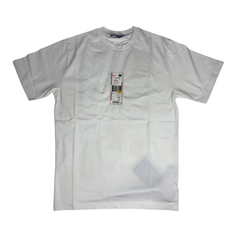 Nike Off-White T-Shirt Samenwerking White Heren