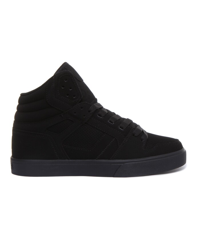 black-mono-high-top-skateboard-shoes