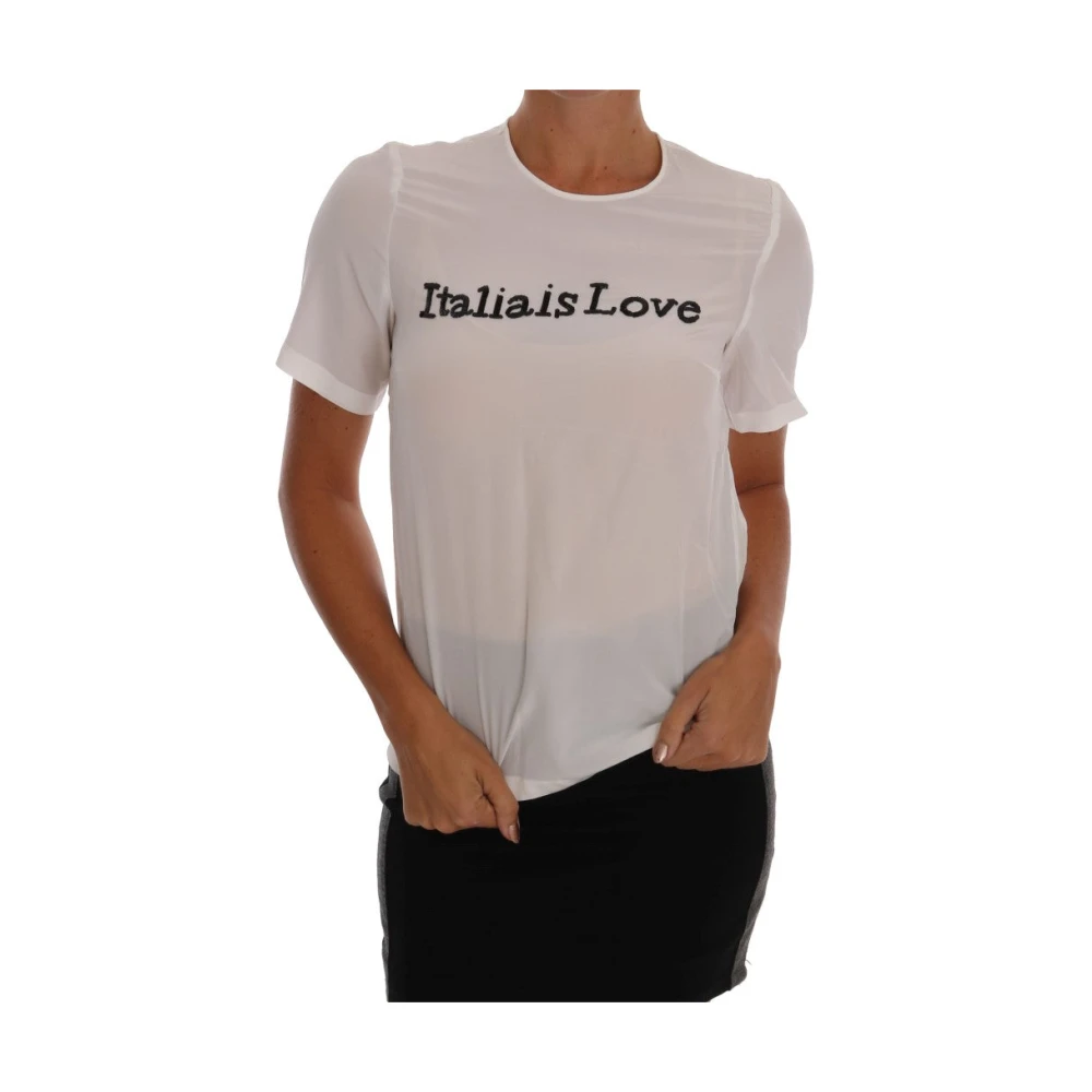 Dolce & Gabbana Femme Blanc - T-Chemises - Tops - Taille: 34 Fr