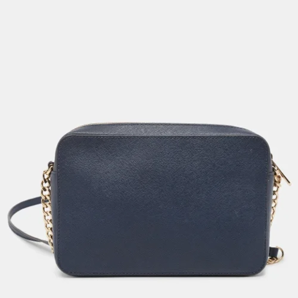 Michael Kors Pre-owned Leather shoulder-bags Blue Dames
