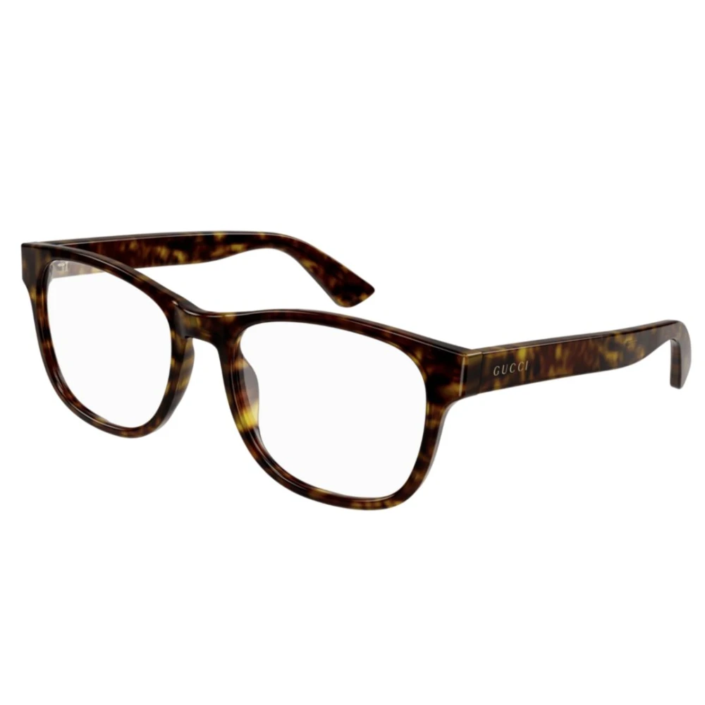 Gucci Unisex Brown Glasses, 56 Mm, Rectangular Optical Frame