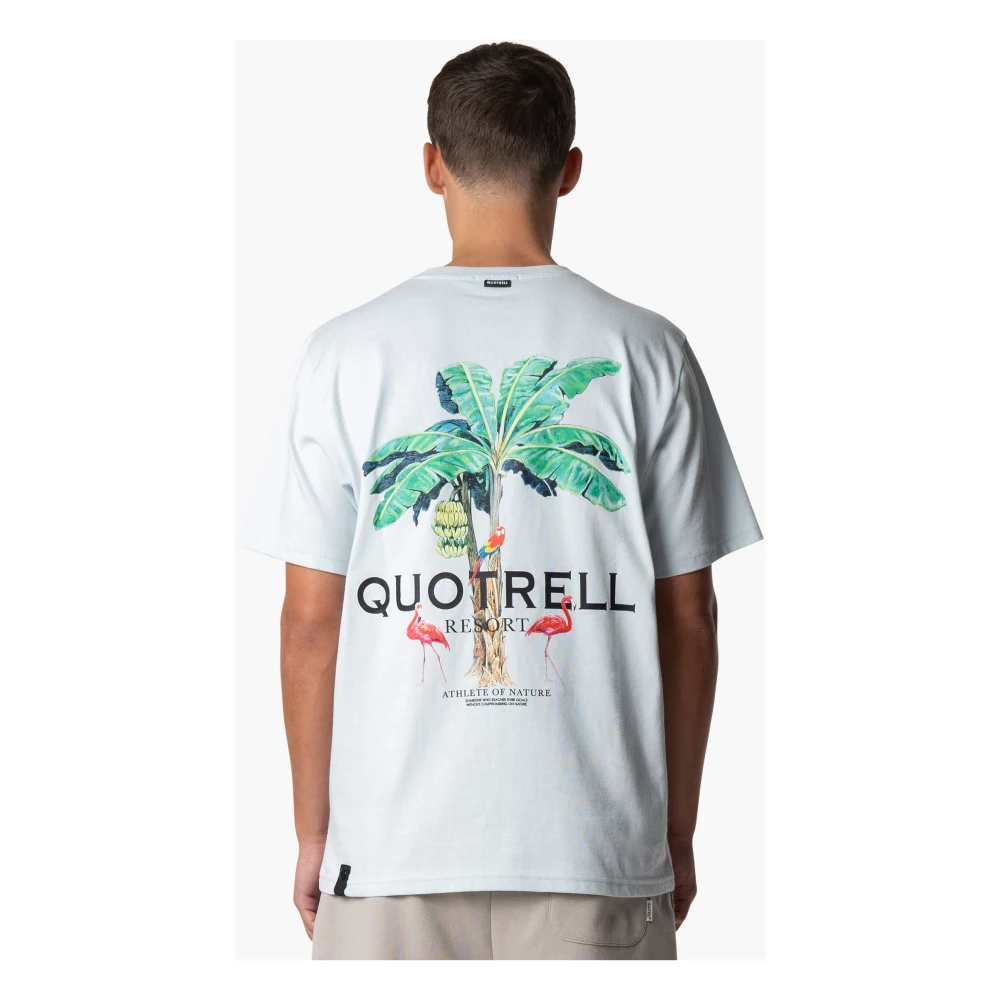 Quotrell Resort T-Shirt Heren Lichtblauw Blue Heren