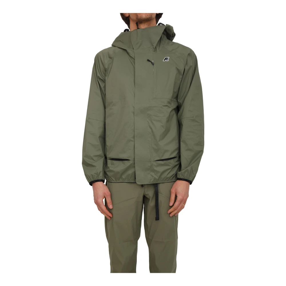 K-Way Men's Green Light Jackets, Xl, Roche Jacket