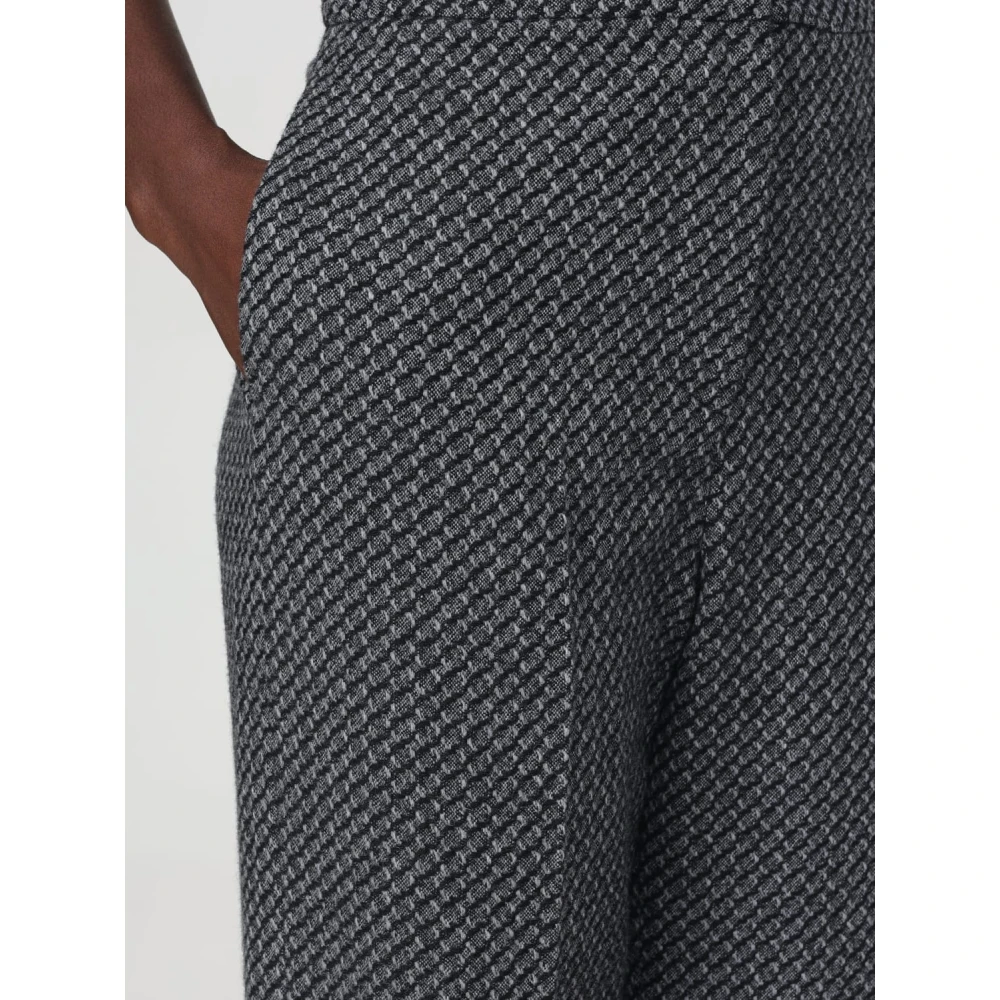 Emporio Armani Stijlvolle broeken voor mannen Gray Dames