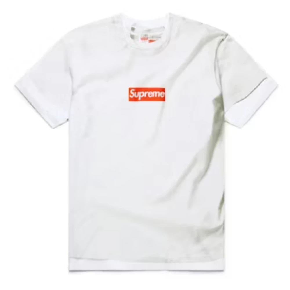 Supreme Witte Box Logo Tee MM6 Maison Margiela White Heren