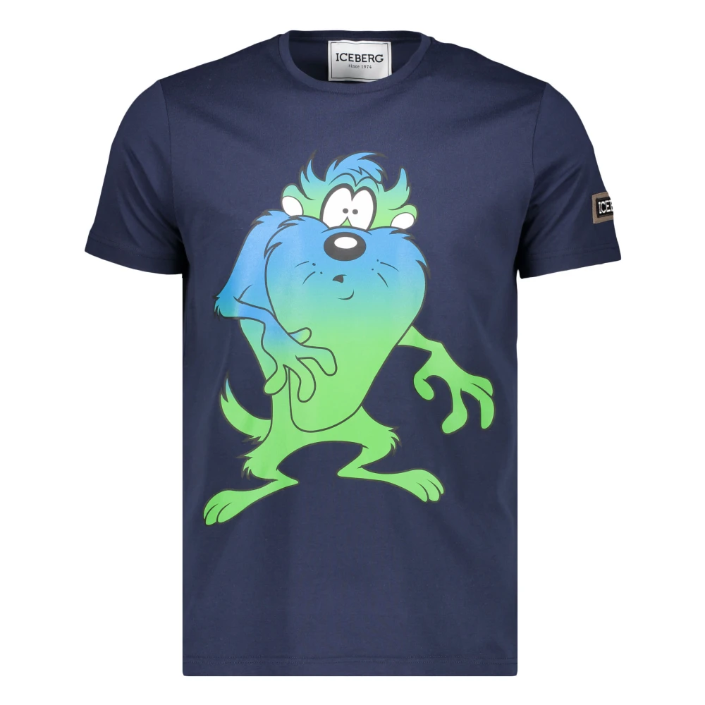 Iceberg - Tops > T-Shirts - Blue - Iceberg - Modalova