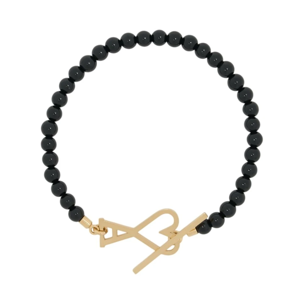 Ami Paris Unisex Nero - Summer Pearls Bracelet - Accessories - S