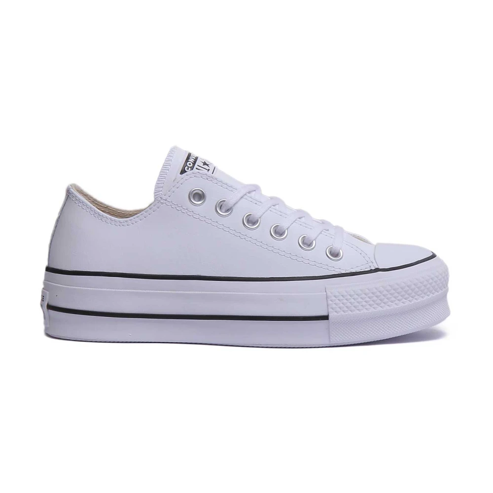 Converse Women's White Classic Low Platform Trainer In Black - Sneakers - 6 1/2 Uk - Shoes
