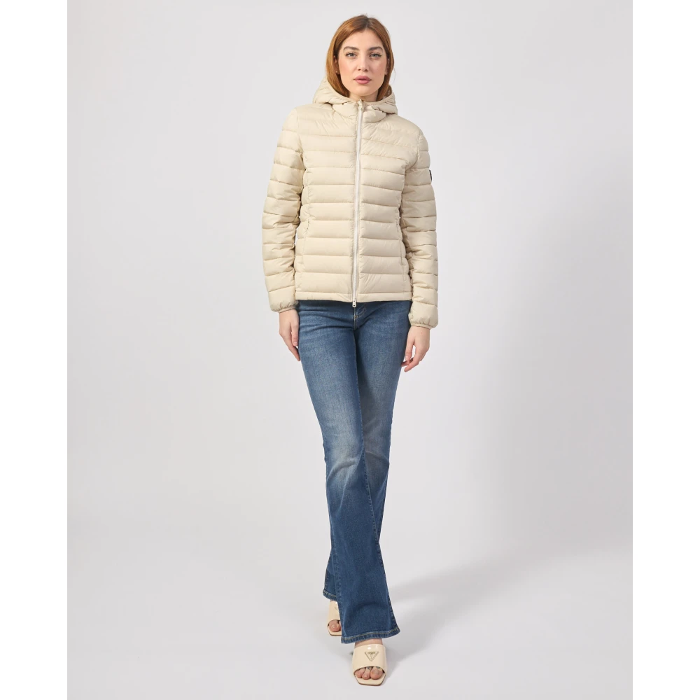 Ecoalf Omkeerbare winddichte jas Atlantic Beige Dames