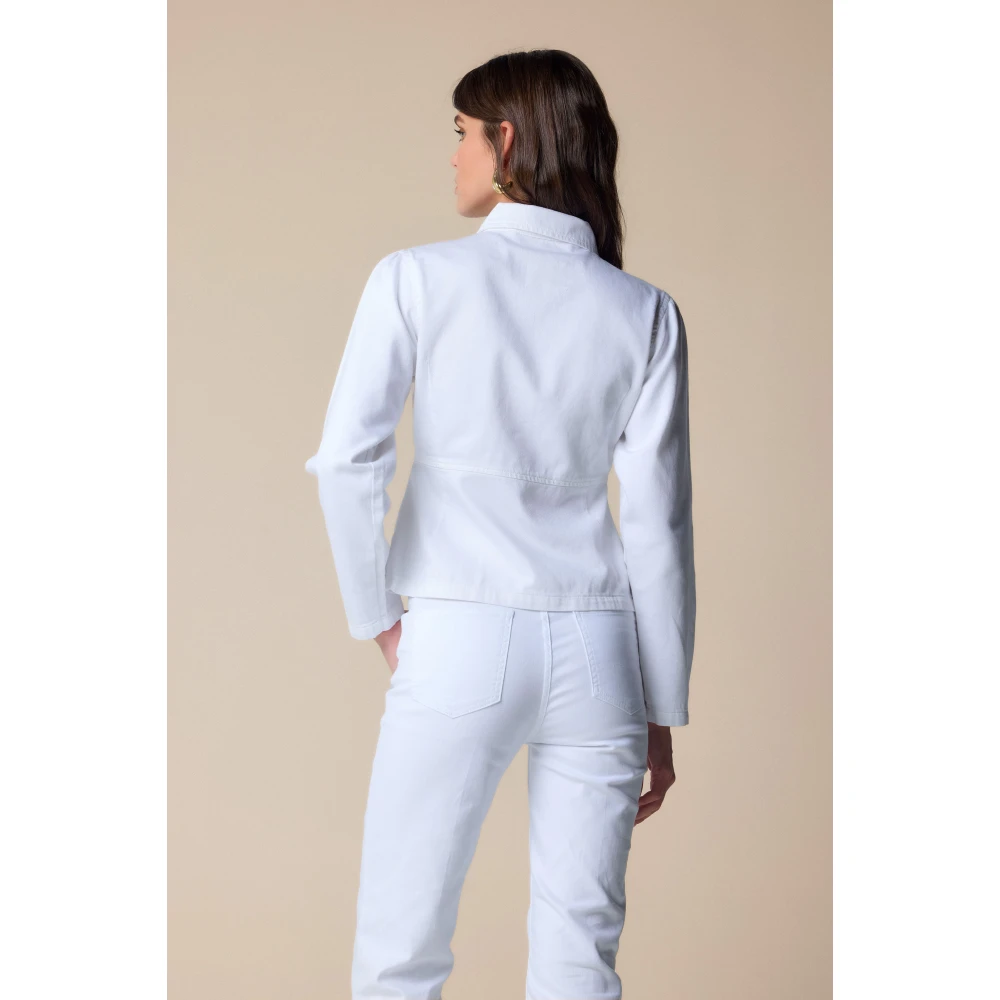 Kocca Stijlvolle Denimjassen voor jou White Dames