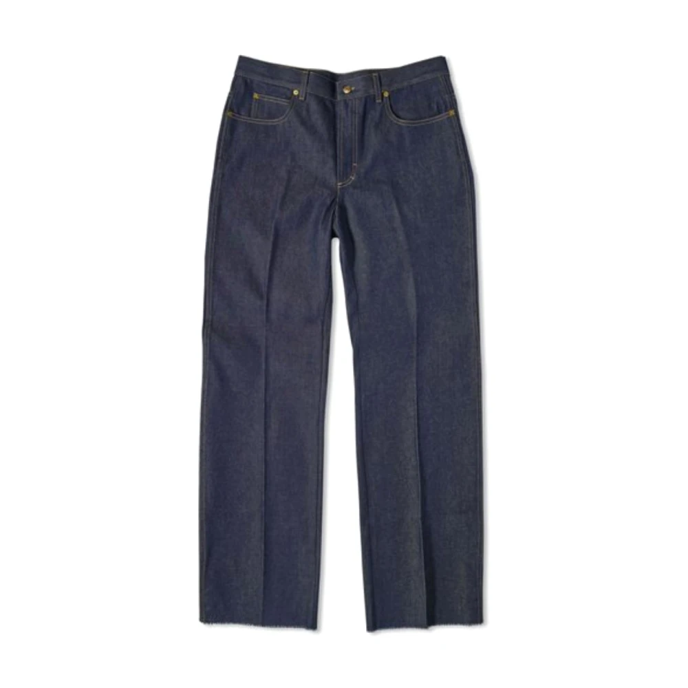 Gucci Klassieke Denim Jeans voor Dagelijks Gebruik Blue Heren