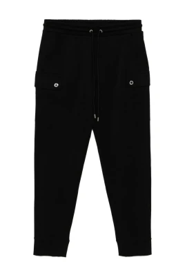 Stickade Joggers med Dragsko