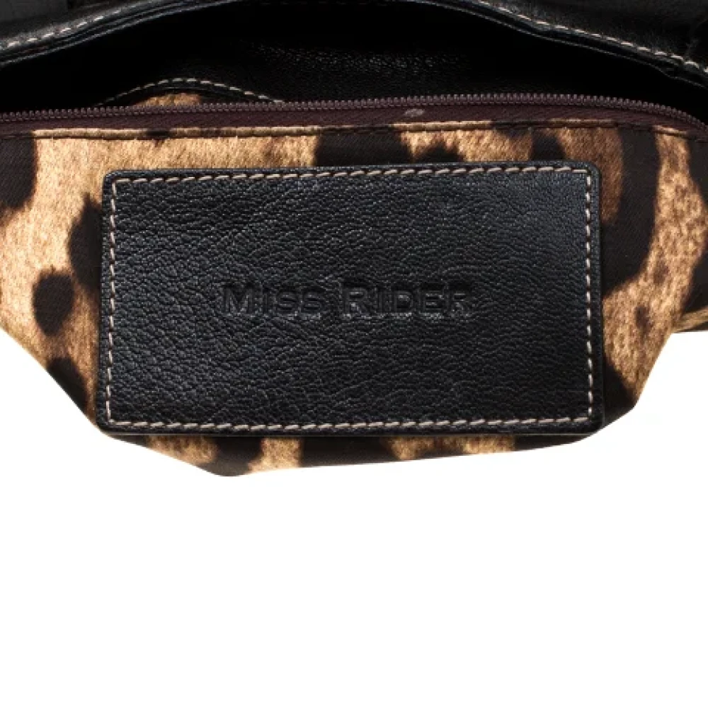 Dolce & Gabbana Pre-owned Leather shoulder-bags Black Dames