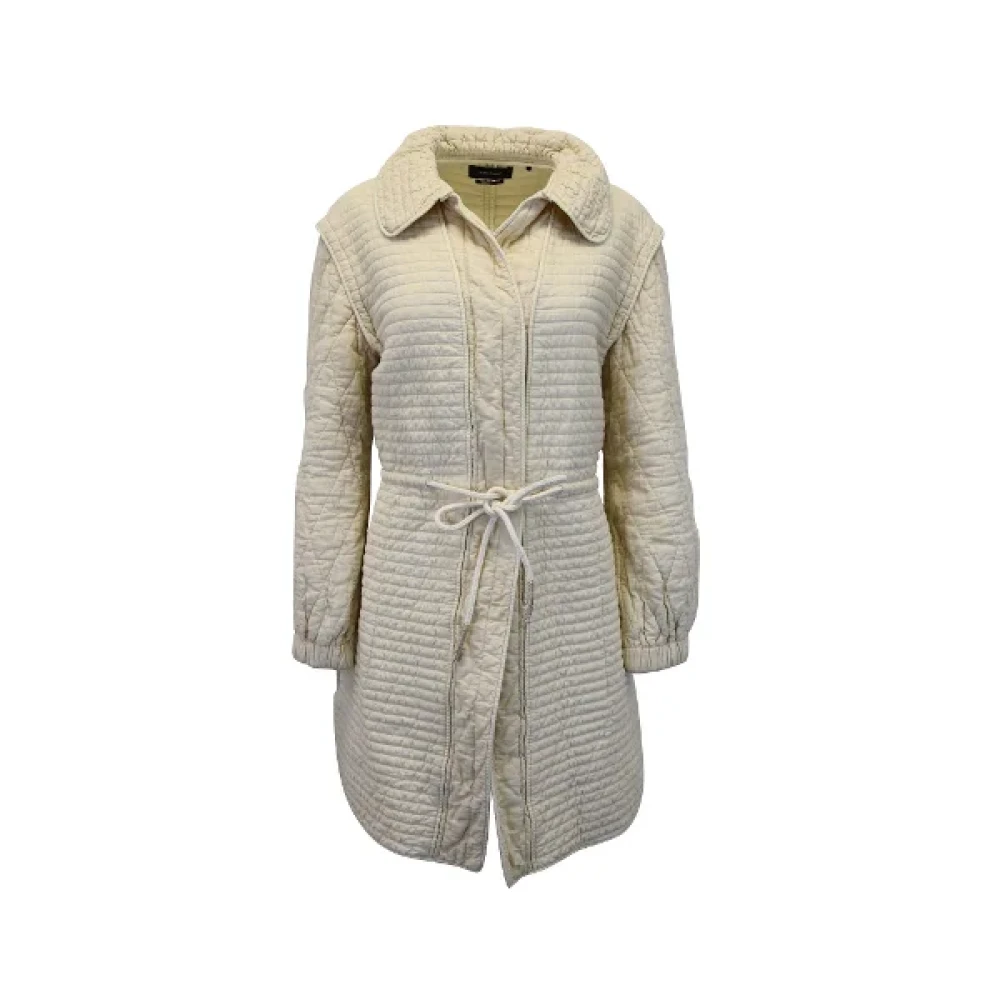 Isabel Marant Pre-owned Cotton outerwear Beige Dames