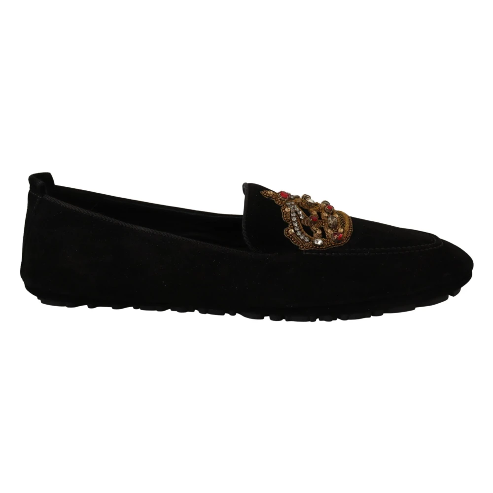 Dolce & Gabbana Svart Loafers Slides Dress