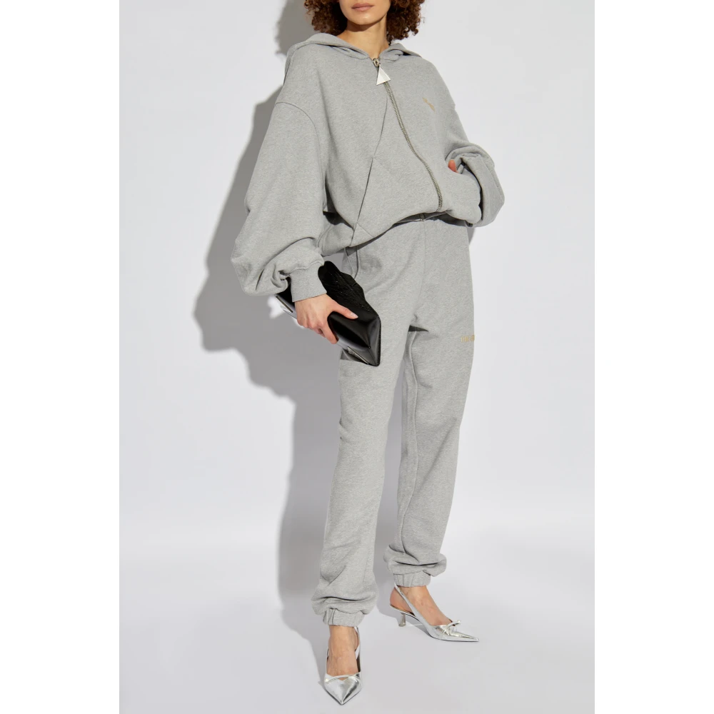 The Attico Logo sweatshirt Gray Dames