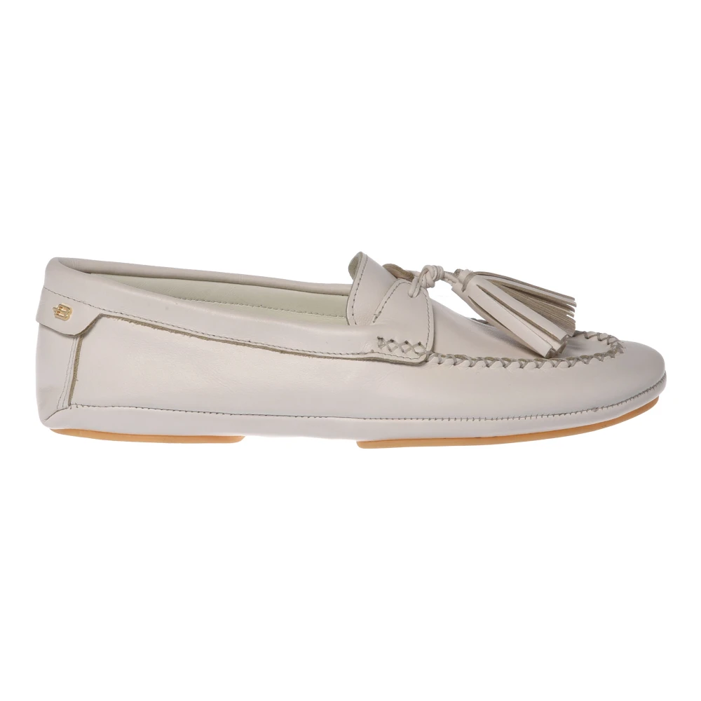 Baldinini - Mocasín De Cuero - Shoes - Mujer - Beige - 41 Eu