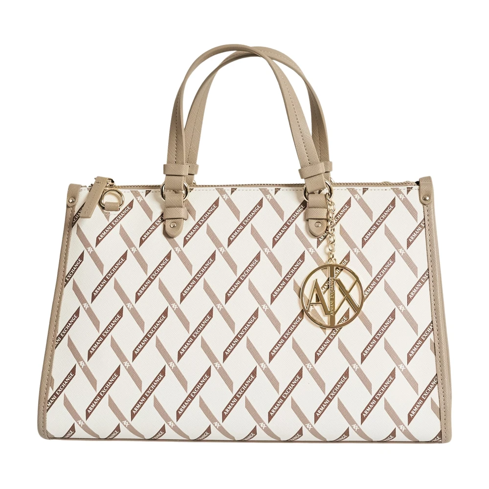 Armani Exchange Donna Bianco Borse, Taglia Unica, New,