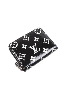 Pre-owned Exotic Python Zippy Coin Purse
