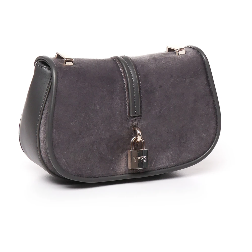 V73 Grijze Schoudertas met Hangslot Gray Dames