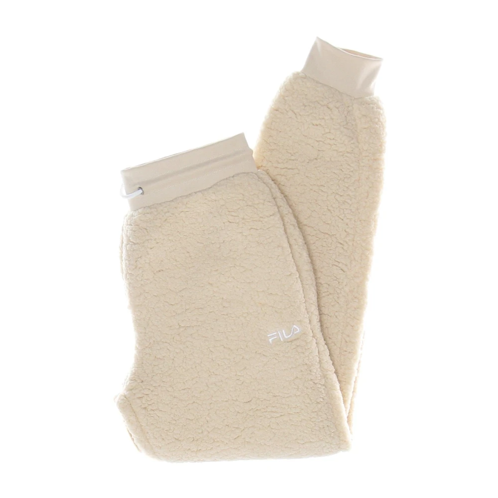 Fila Pluizige Teddybeer Trainingsbroek Beige Heren