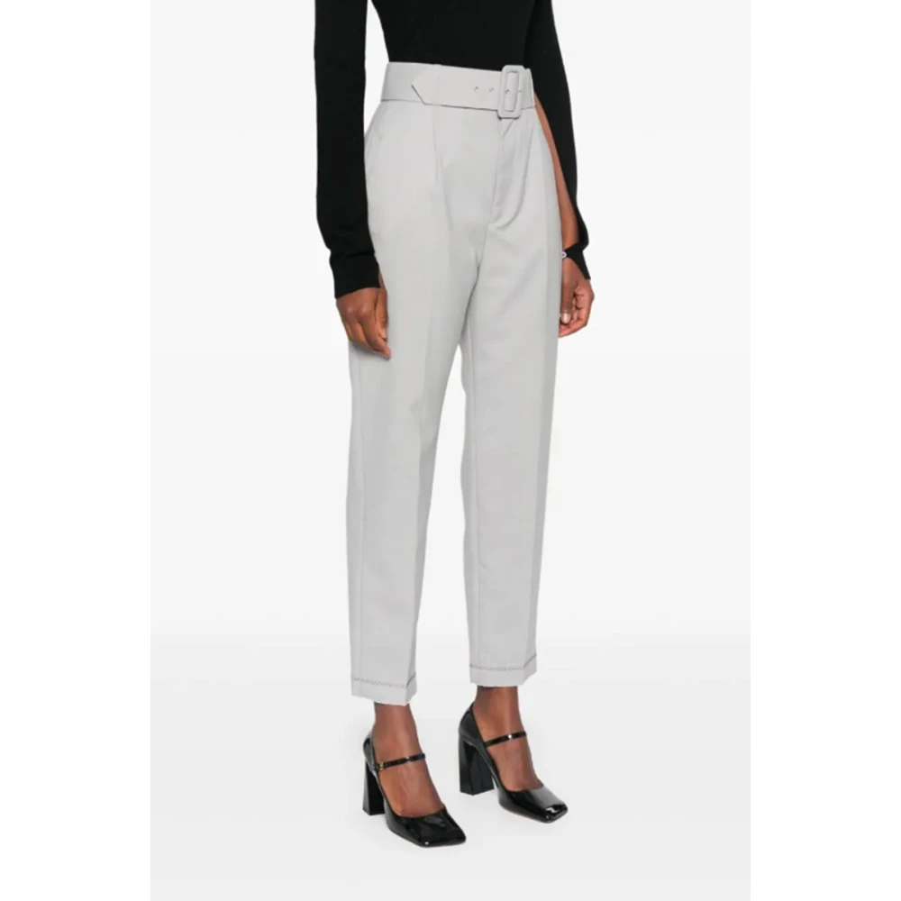Marni Grijze Wollen Plooirok Gray Dames