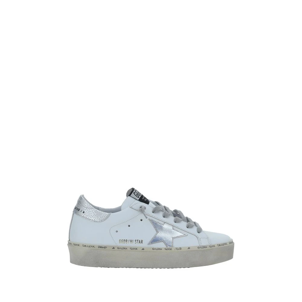 Golden Goose , Sneakers, Female, White, 3 Uk, Iconic Hi Star Trainers