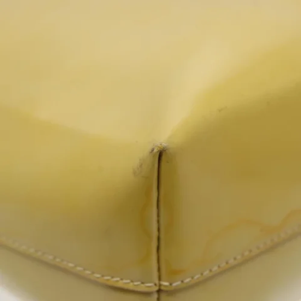 Prada Vintage Pre-owned Leather prada-bags Yellow Dames