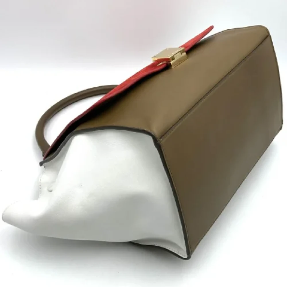 Celine Vintage Pre-owned Leather totes Brown Dames