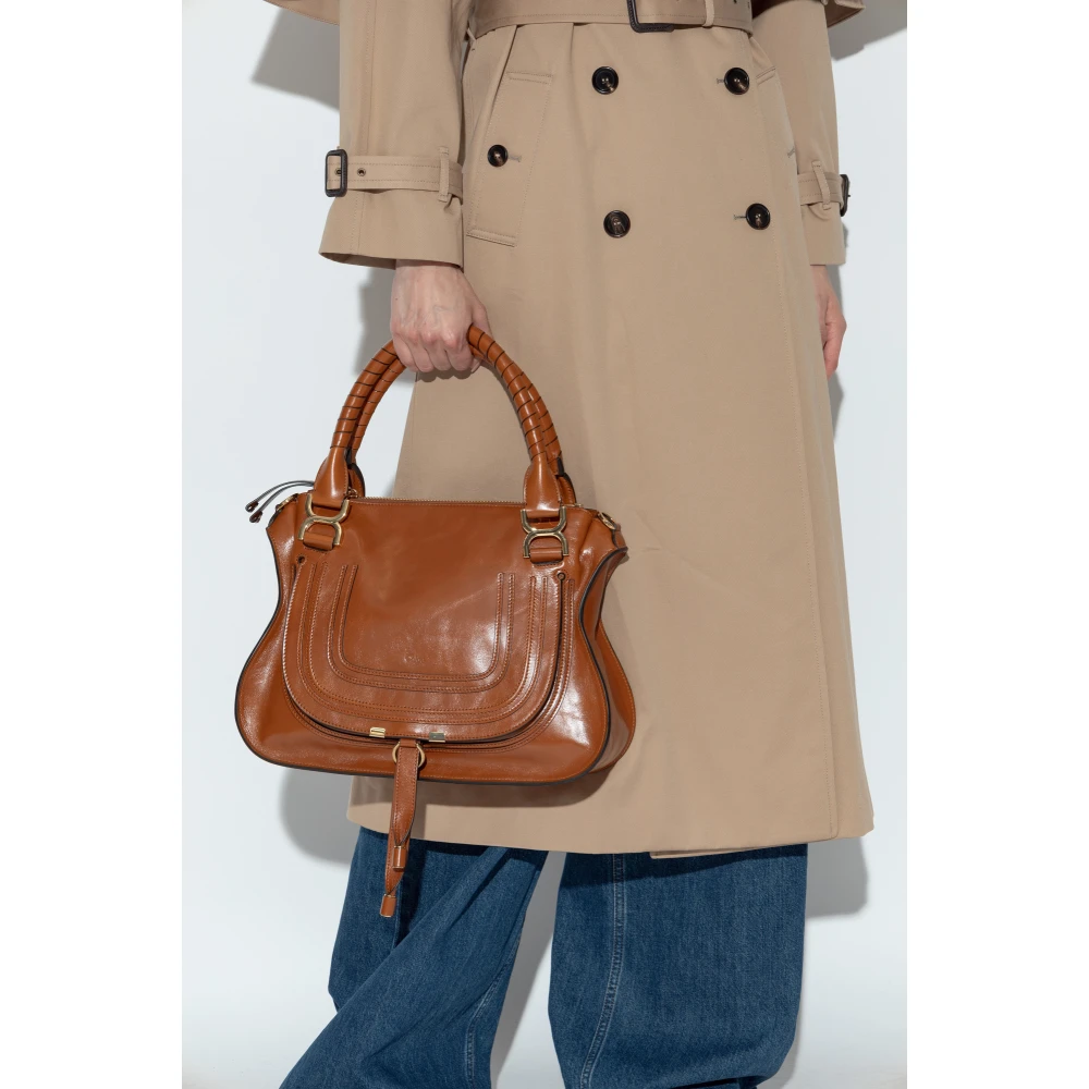 Chloé Marcie Medium Schoudertas Brown Dames