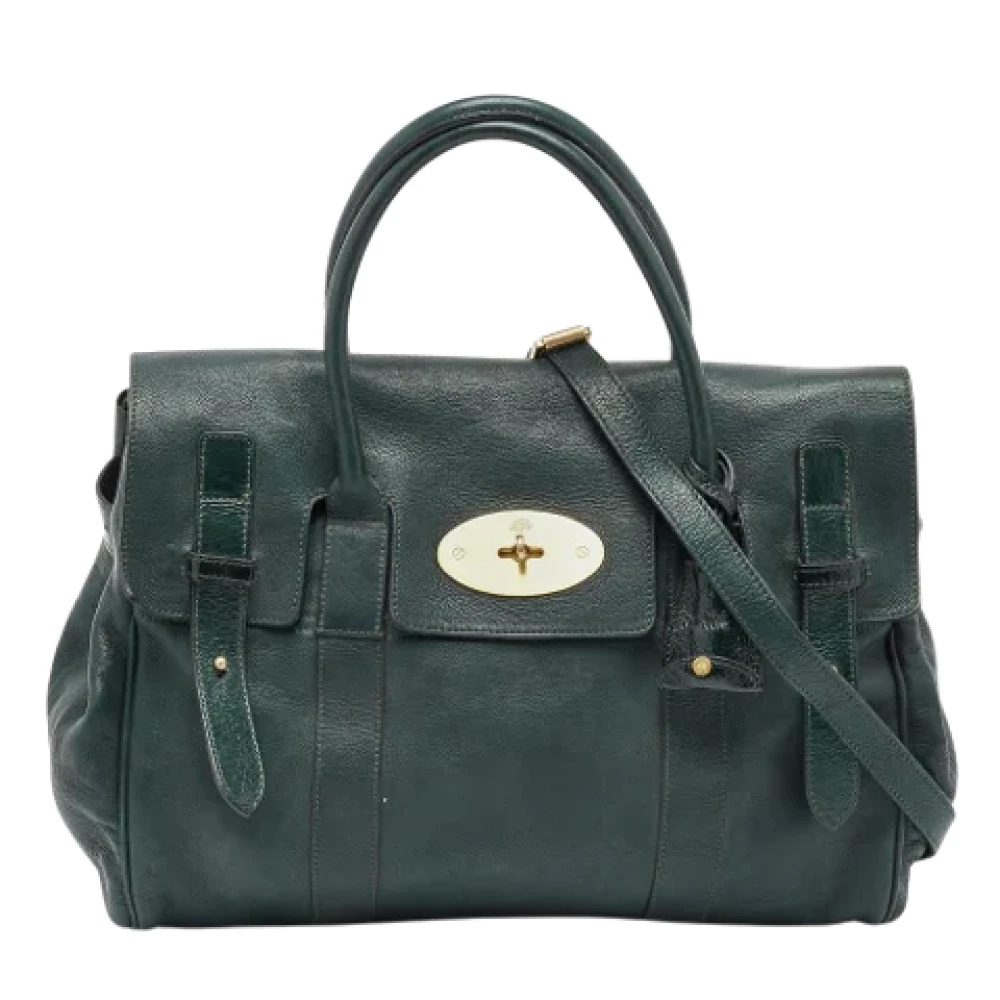 Mulberry Pre-owned Leather handbags Green Dames