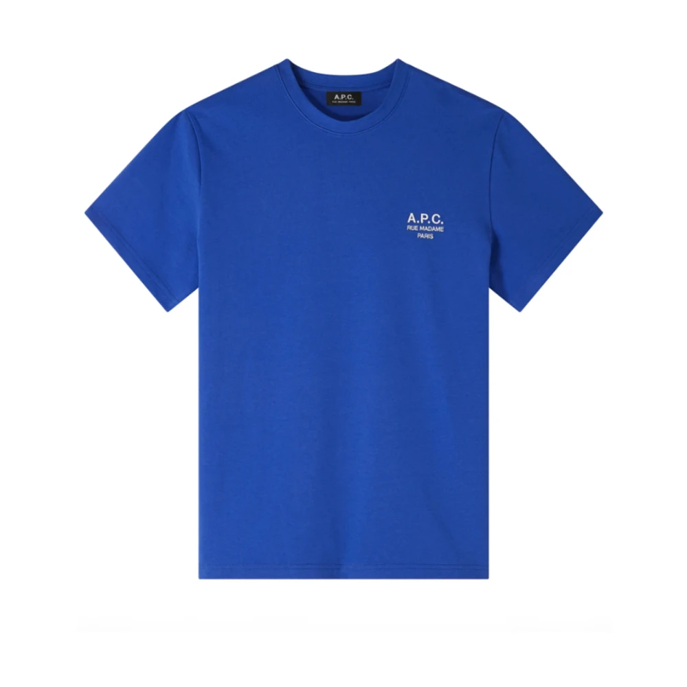 A.p.c. Blauwe Raymond T-shirt Blue Heren