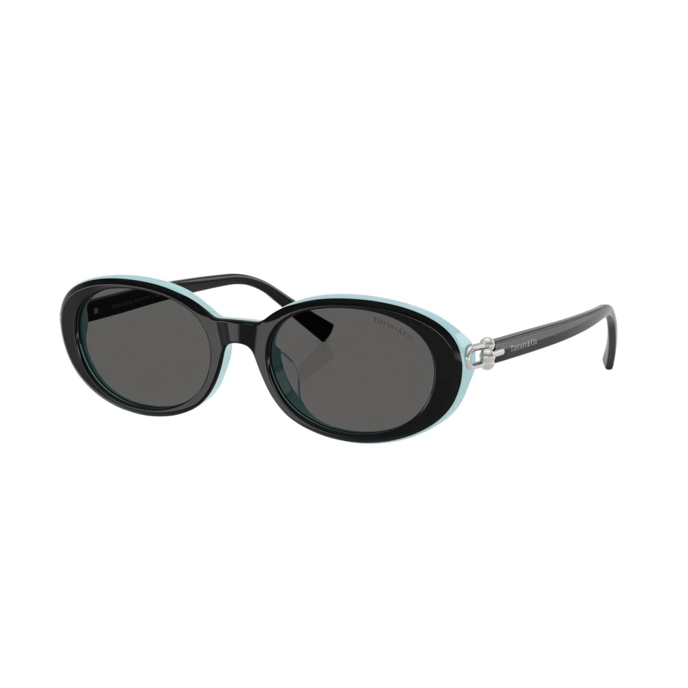 Tiffany , Sunglasses, Female, Black, 54 Mm, Oval Sunglasses - Image 3